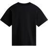Vans OTW Solid Logo Casual Sports T-shirt z krótkim rękawem z okrągłym dekoltem i odszytymi szwami SS24 Obniżone ramię Unisex T-shirt Czarny VN000GBYBLK