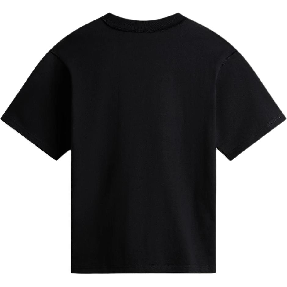 Vans OTW Solid Logo Casual Sports Exposed Seam Crew Neck Short Sleeve T-Shirt SS24 Drop Shoulder Unisex T-Shirt Black VN000GBYBLK