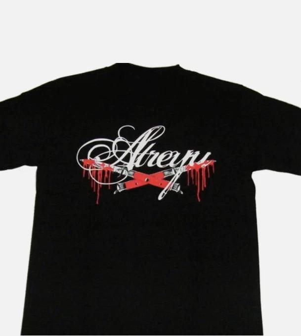 НОВАЯ Хлопковая Черная Футболка Atreyu с Коротким Рукавом, Все Размеры M