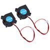 2Pcs Blower Fan 40mm 3D Printer Micro 4020 Dual Ball Bearing Brushless Cooling Fan 2 Pin