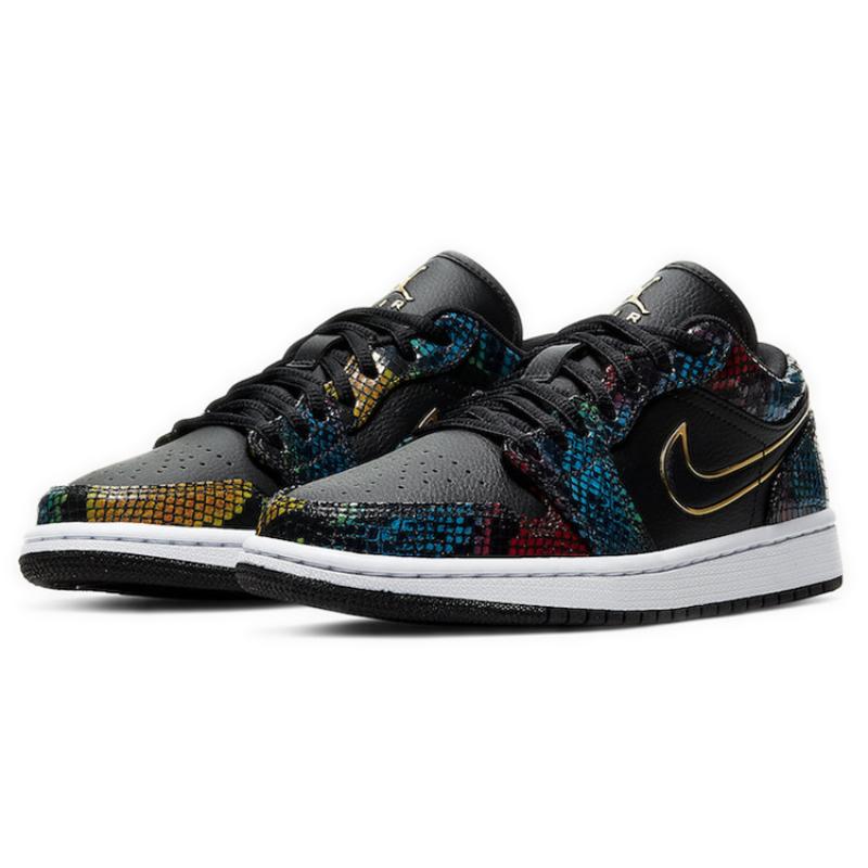 Jordan 1 Low Multicolor Snakeskin 2020 Women's Jordan CW5580-001