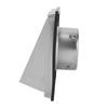 Wall Vent Exhaust Cover 304 Stainless Steel Dryer Hooded Wall Vent Exhaust Hood with Mesh Screen Damper for Dryer Vent