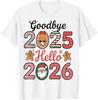 Goodbye 2025 Hello 2026 Festive Christmas Happy New Year T-Shirt_REPRIN<wbr/>T_SALE OF Unisex T-Shirt