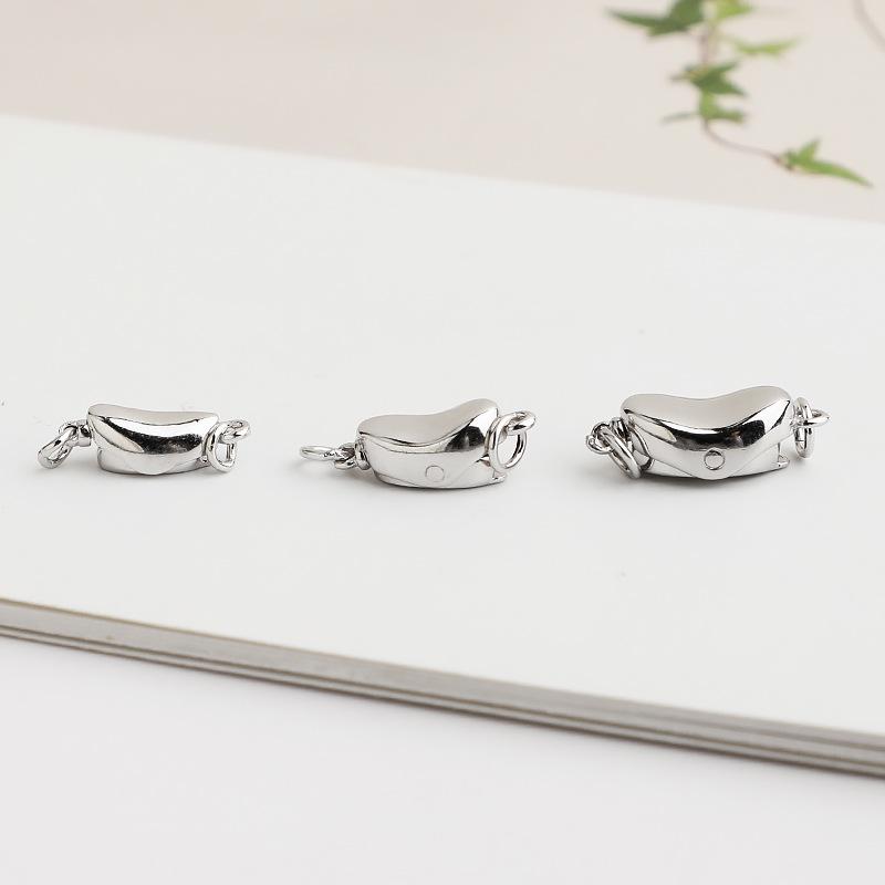 S925 Sterling Silver DIY Pearl Bracelet/Necklace Clasp Connector