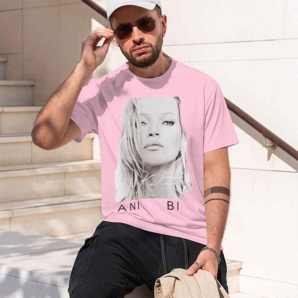 Casual Style Unisexs TShirt With Portrait And Text Design For Everyday Wear In Spring And Summer Perfect Gift For Fashion Lovers