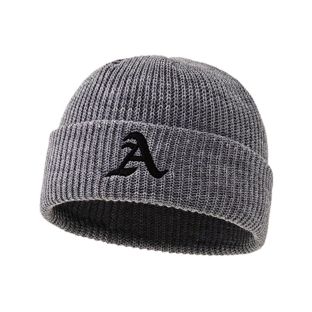 Winter Running Hat Warm Thickened Knitted Hip Hop Skull Cap Windproof Women Men Outdoor Sports Hiking Elastic Beanie Hat