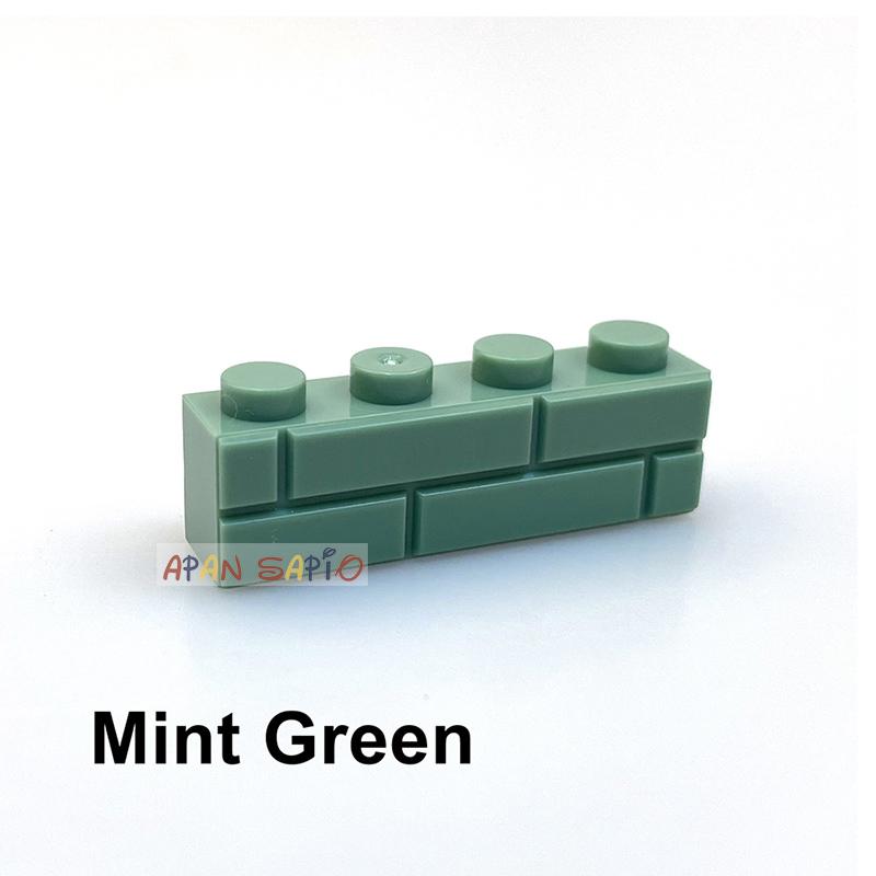 Bricks Toys DIY Educational Creative Compatible Dots 200pcs Thick 1x4 wall Figures Building Blocks Size With 15533 for Children