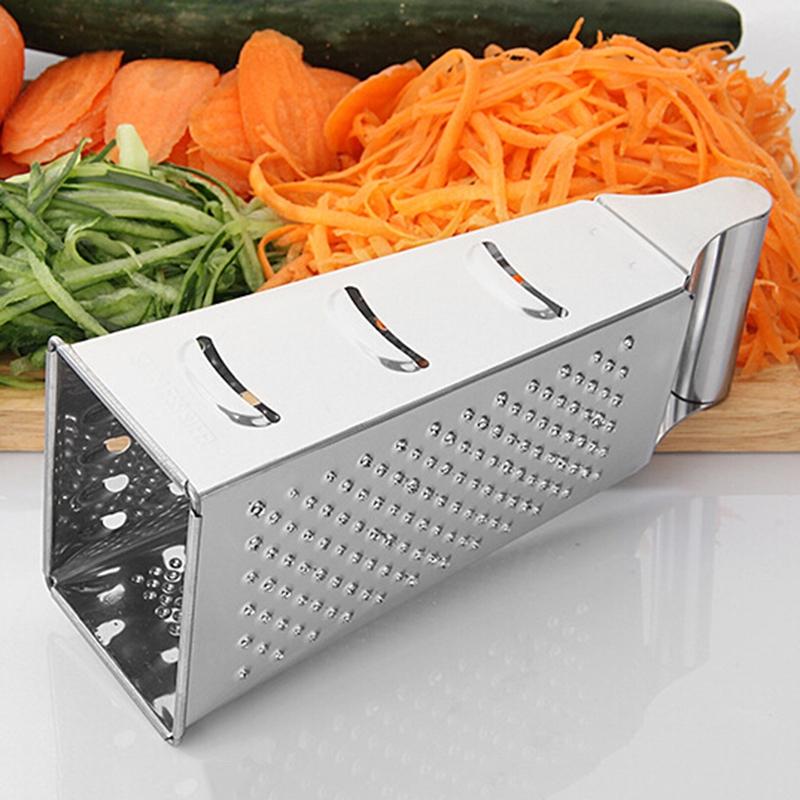 Food Grater Stainless Steel Box Cheese Carrot Shredder Useful Profession