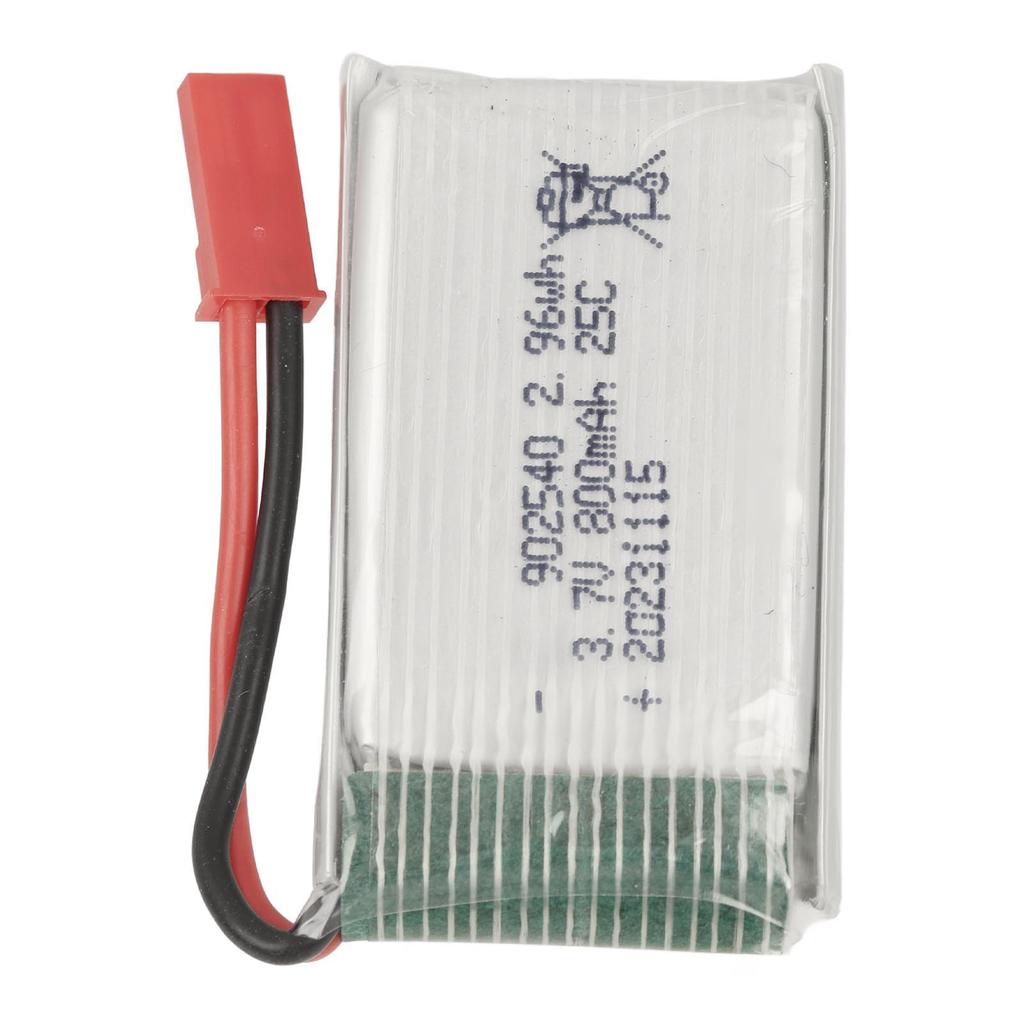 3.7V 800mAh LiPo Battery Rechargeable Drone Lithium Battery With JST Red Plug for Cheerson CX 30 for Skytech M68 RC Quadcopter Drone