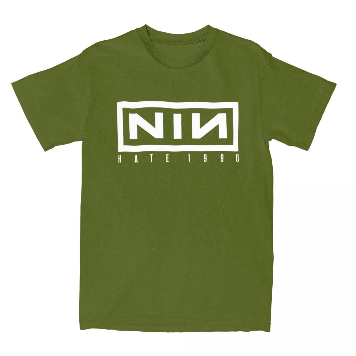 

Nine Inch Nails Hate 1990 T-Shirt Hippie T-Shirts Short-Sleeved Vintage Tops Summer 100% Cotton O-Neck Plus Size 5XL Tees 4XL