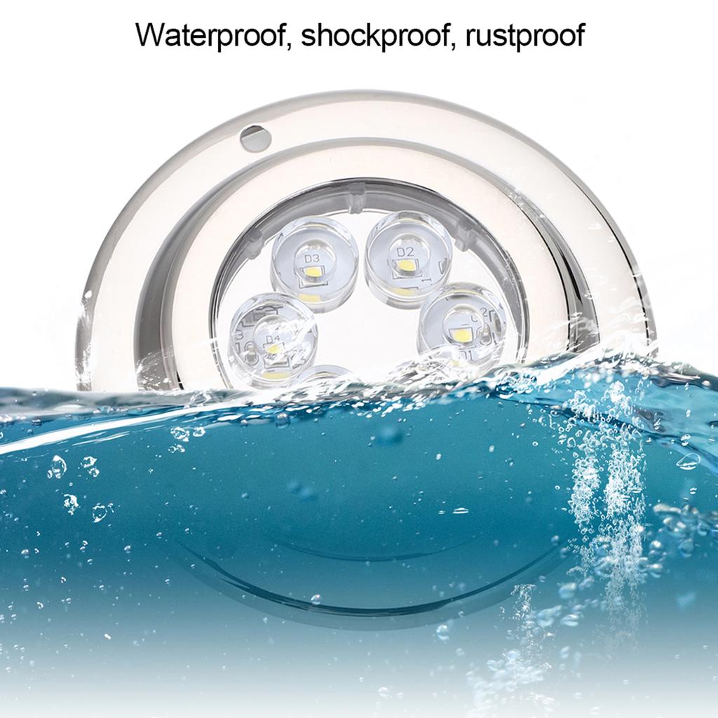 LED Underwater Light Marine Light Underwater Light Underwater White Light IP68 Waterproof for Marine LED Yacht Boat Yacht Light