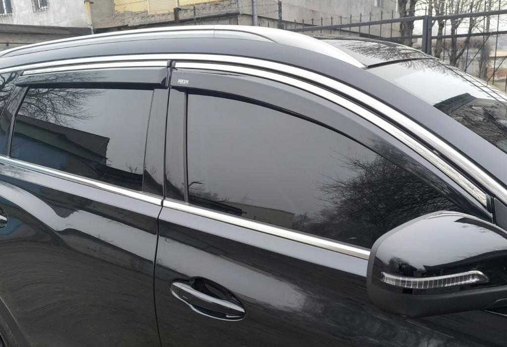 

Windshields with chrome (4 pcs, Niken) for Chery Tiggo 7 2020-