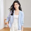 Women's 100% Wool Hooded Zipper Cardigan