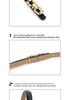 Women's Fashionable Genuine Leather Black Thin Belt for Skirt, Suit, Jeans - Versatile, Simple, Korean Style