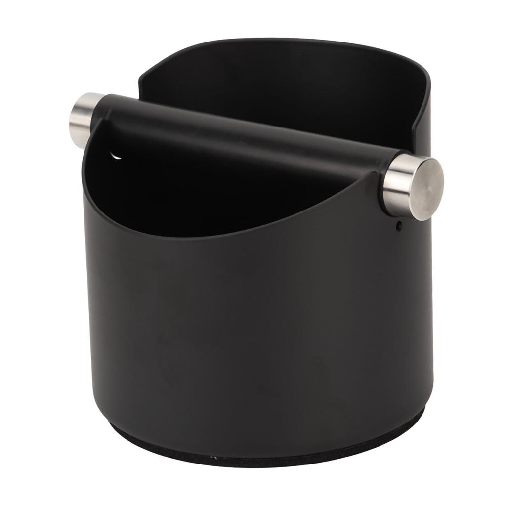 Pojemnik na fusy ze stali nierdzewnej z drążkiem do strącania fusów dla kawiarni Zachodnich