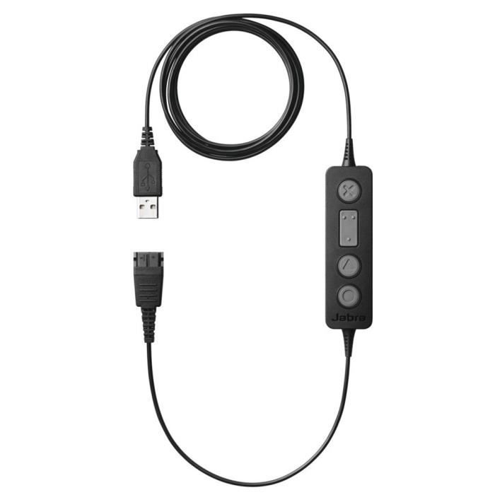 USB adaptér - Jabra - Link 260 - Rychlé odpojení - Typ A samec - Pro náhlavní soupravu Jabra