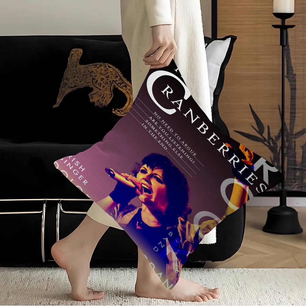 Poszewka na poduszkę z motywem zespołu The Cranberries Personalizowana poszewka na poduszkę do pokoju dziecięcego Dekoracja na dziką imprezę Poszewka na poduszkę Prezent na urodziny dziecka Baby Shower