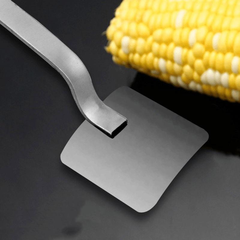Set of 2 Stainless Steel Corn Peeler Practical Corn Cobs Remover Innovative Corns Processing Tool Kitchen Utensils