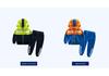 2024 Spring/Autumn Korean-Style Color Block Tracksuit for Boys - Medium/Large Two-Piece Jacket Set