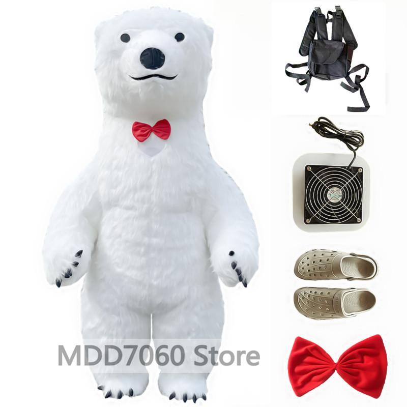 Inflatable Giant Panda Costume Funny Plush Mascot Suit For Street Party Role Play Cosplay