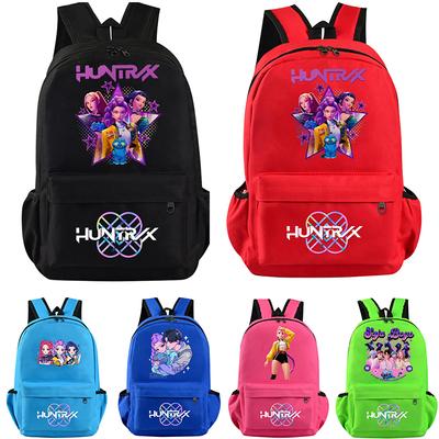 Anime K-Pop Demon Hunters Printed Backpack for Teenager Student Girl Boy Bookbag Schoolbag Women Large Capacity Waterproof Travel Bag Kid Gift
