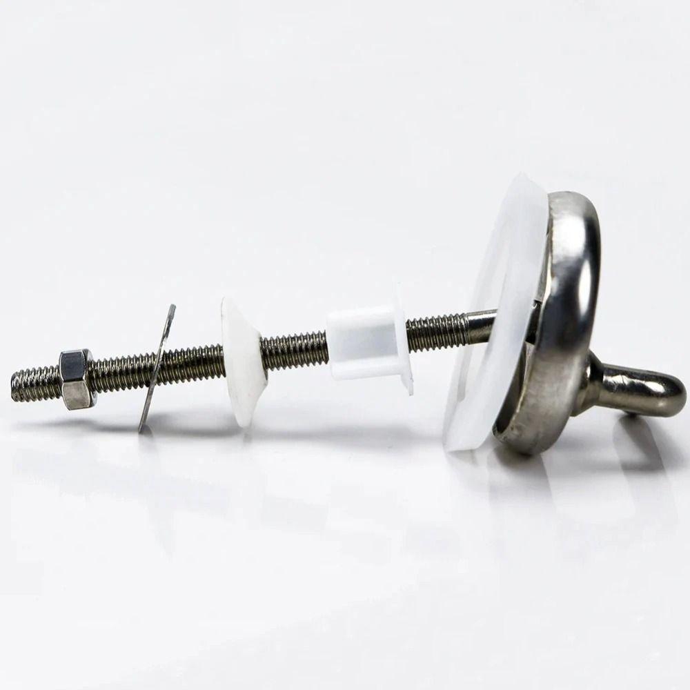 Stainless Steel and Plastic Toilet Lid Mounting Set  Comprehensive Accessories