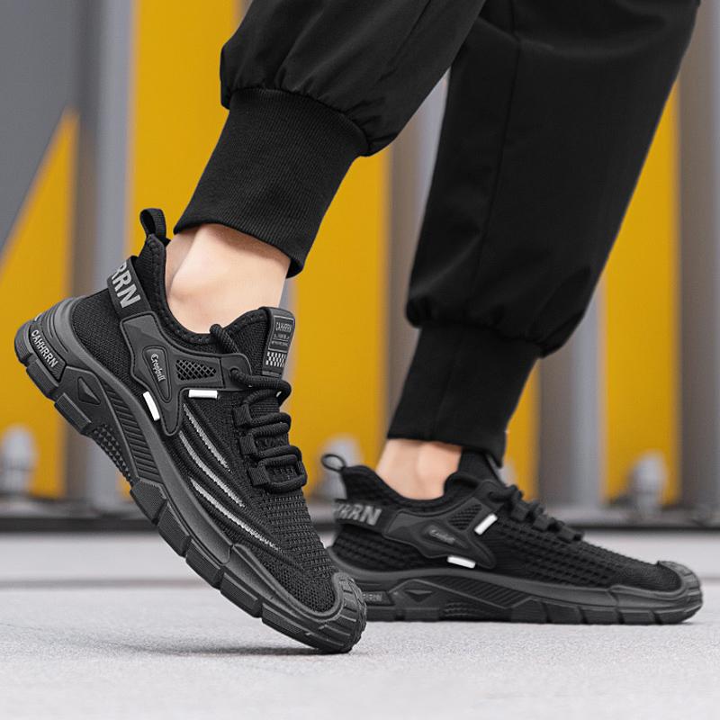 Mode CYYTL Herrenschuhe Atmungsaktive Sneaker Lässig Outdoor Sommer Wandern Sport Laufen Luxus Designer Tennis Plateau Mode Slipper