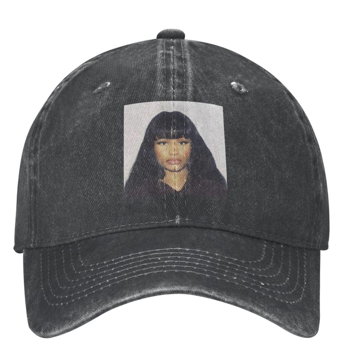 

Rapper Nicki Minaj Print Baseball Cap Hip Hop Couple Women Sunscreen Trucker Hat Summer y2k Cool Outdoor Gym Baseball Caps One Size