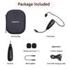 KIMAFUN 2.4G Wireless Waterproof Headset Microphone with 30m Transmission Range, Auto-Pairing, Ear-Hook Type, Transmitter and 3.5mm Stereo Plug