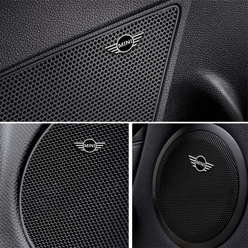 5Pcs/10Pcs Mini Aluminum Car Decorative Stickers For MINI Cooper R56 F56 R50 JCW Cabrio Aceman Countryman Clubman WORKS Roadster Ulqch44