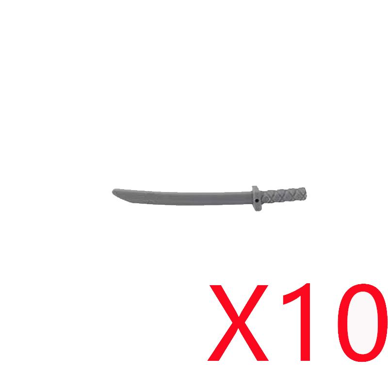 MOC Medieval Building Blocks Military Figures Accessories Soldier Weapons Bow Spear Crossbow Brick Helmet Sword Toy Gift X058