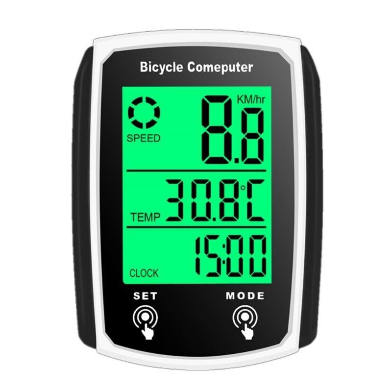 Waterproof Bicycles Speedometers Odometers Universal 19 Functions Bike Computer Wire Cycling Computer