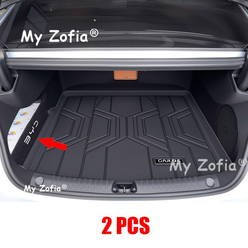 For BYD Han L 2025 2026 TPE Trunk Mats All Weather Cargo Liner Mat Seat Floor Mats Waterproof Anti-Slip Liner Pads Accessories