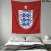 England Football Wall Tapestry Aesthetic Wall Hanging Printed Fabric Blanket Decorative Tapestries for Bedroom Living Room Home Decor