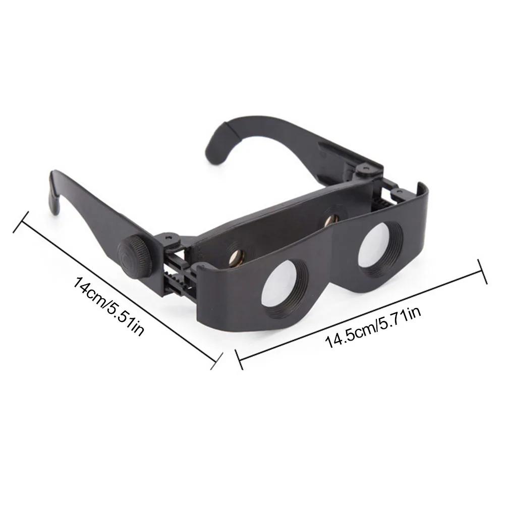 1 st Bärbar Kikare i Glasögonstil Förstorningsglas Kikare För Fiske Vandring Konsert Sporttillbehör Kikare Fiskekikare