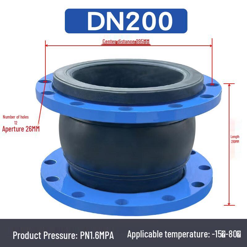 

Гибкий резиновый компенсатор DN200