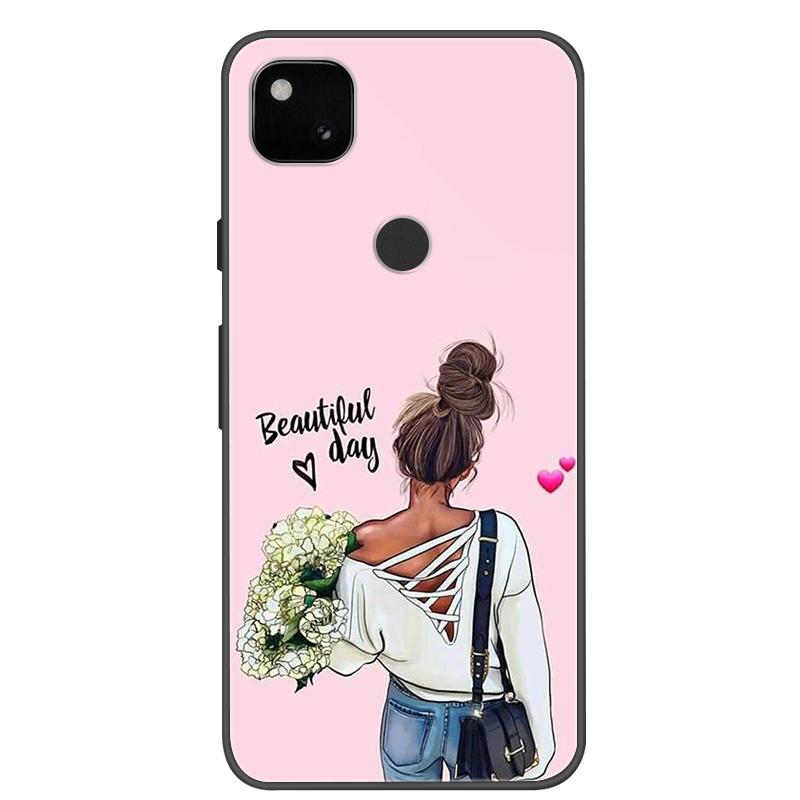 Silikonhülle für Google Pixel 4A Hülle 5,81 Silikon Pixel 4A 5G Rückabdeckung Handyhülle für Google Pixel 4 A 4A 4G 5G Weiche Hüllen