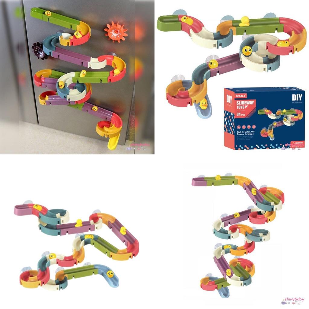 Fun Duck Bathroom Diy Water Track Toy For Kids