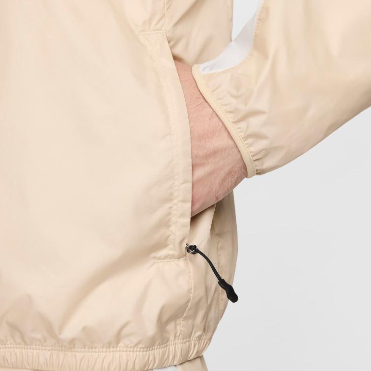 Nike Logo Embroidered Comfortable Casual Running Jacket Men Jacket Khaki HF4633-126