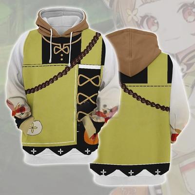 Genshin Impact Cosplay Mikiny 3D Tisk Mikiny Pánské Dámské Ležérní Móda Oversized Mikiny Mikina Pánské Pulovry Tepláková Souprava