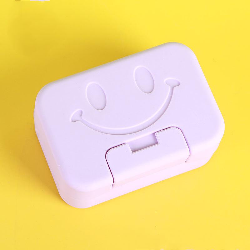 Face Soap Box Travel Portable Soap Case Waterproof Convenience Toilet Bathroom Cute Storage Dish Tray