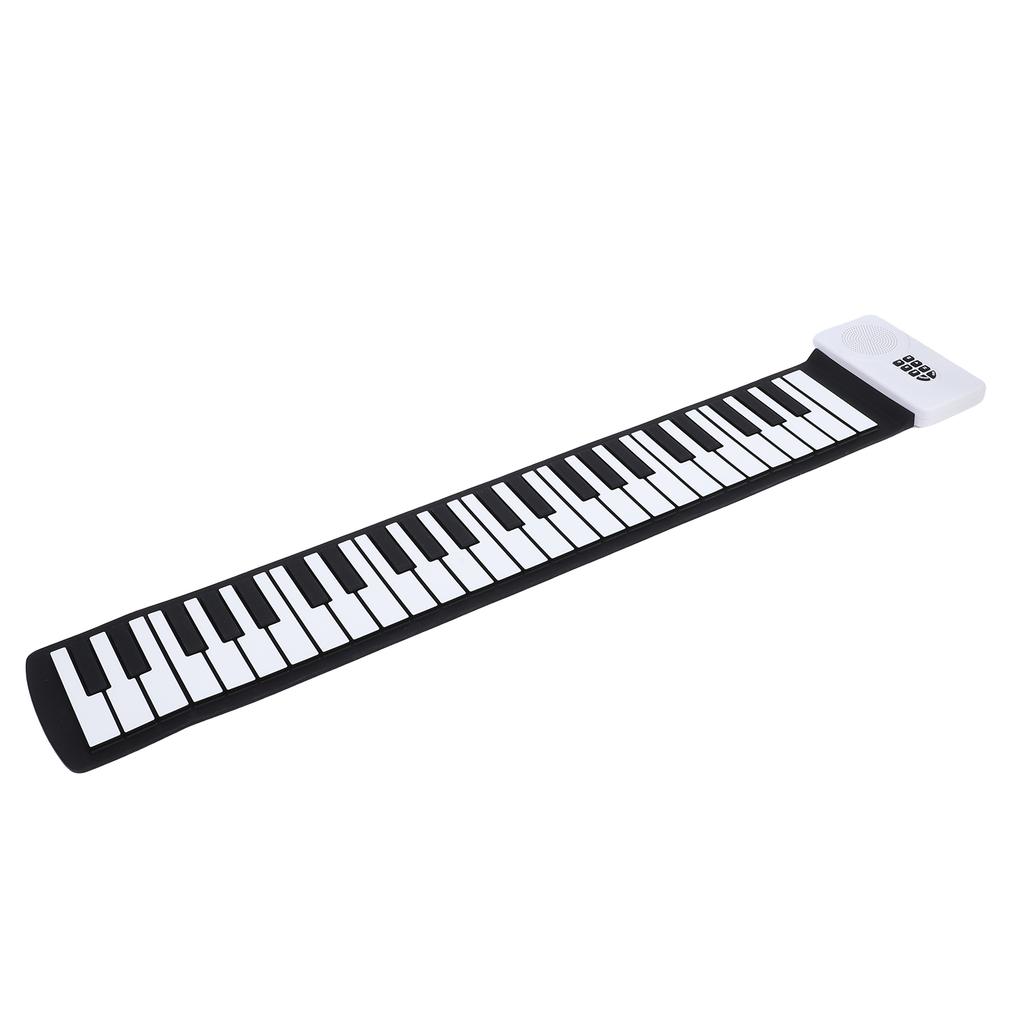Portable Electronic Piano 49-Key Flexible   Keyboard with Speakers for Beginners