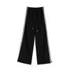 2024 Women's Autumn Loose Straight-Leg Sweatpants with Side Stripe Trend