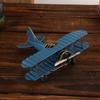 Handmade Small Airplane Model Ornaments Creative Plane Statue Miniatures Art Crafts Decoration Desk Accessories Gift