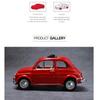 Burago 1:24 Fiat 500L (1968) Old Car Red Die-cast Model Car