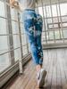 Women’s High-Waisted Tie-Dye Quick-Dry Yoga Pants with Butt-Lifting Effect