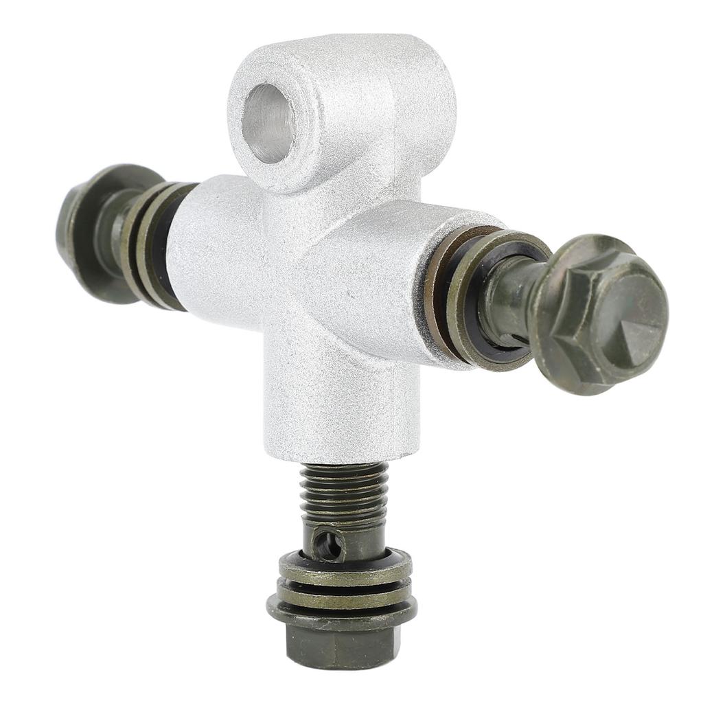 ATV Front Hydraulic Brake T Connector Coupler Brake Line 3 Way Banjo Adapter Tee Connector for ATV UTV MINI BIKE GO Kart