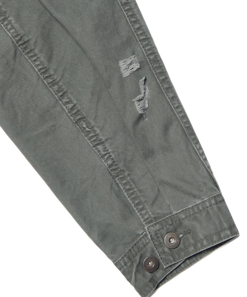 Nomanual I.P Damaged Jacket - Khaki Gray