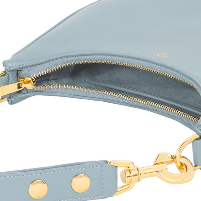 Celine Ava Series Logo Print Adjustable Detachable Shoulder Strap Smooth Cowhide Leather Handheld Shoulder Bag Women Handbags 196923DGQ-07IC