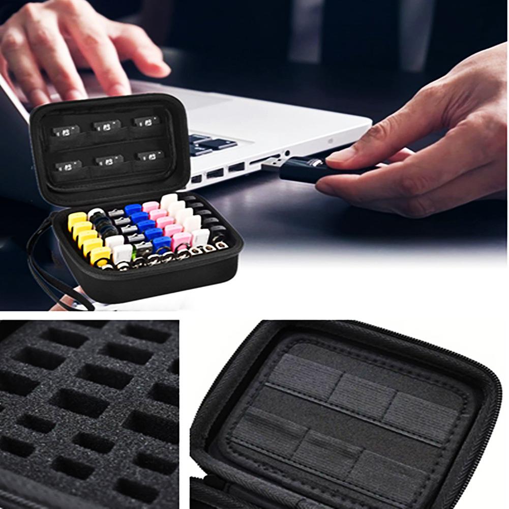 Pouzdro na USB flash disk Pouzdro na SD kartu USB úložiště Úložné pouzdro Držák Taška na USB flash disk Organizér elektronického příslušenství
